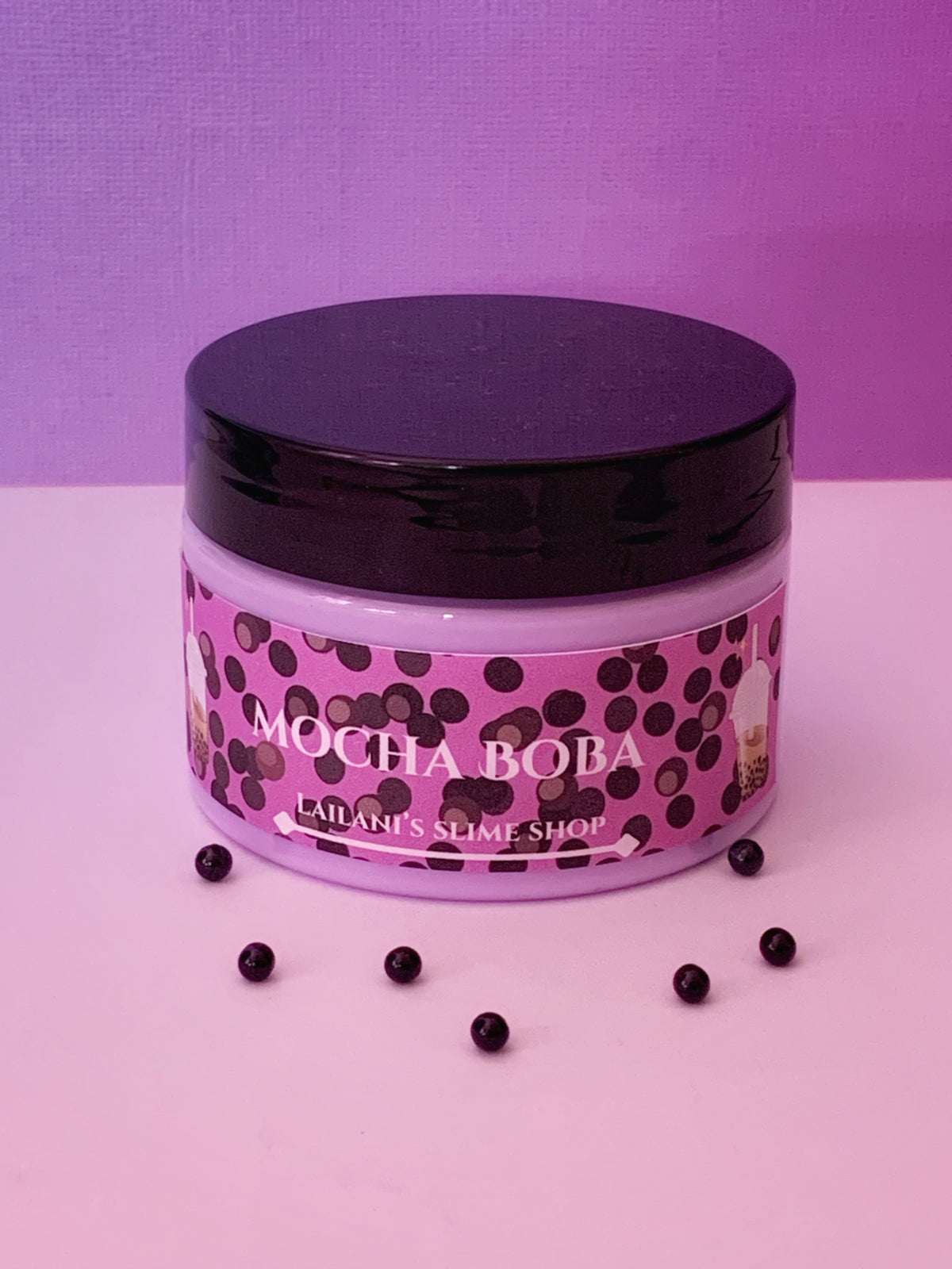 Mocha Boba Tea Slime